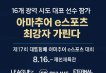 16개 광역 시도 아마추어 선수단, 이스포츠 최강자 가린다