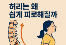 허리는 왜 쉽게 피로해질까 ― 척추 곡선과 신전 근육의 과학